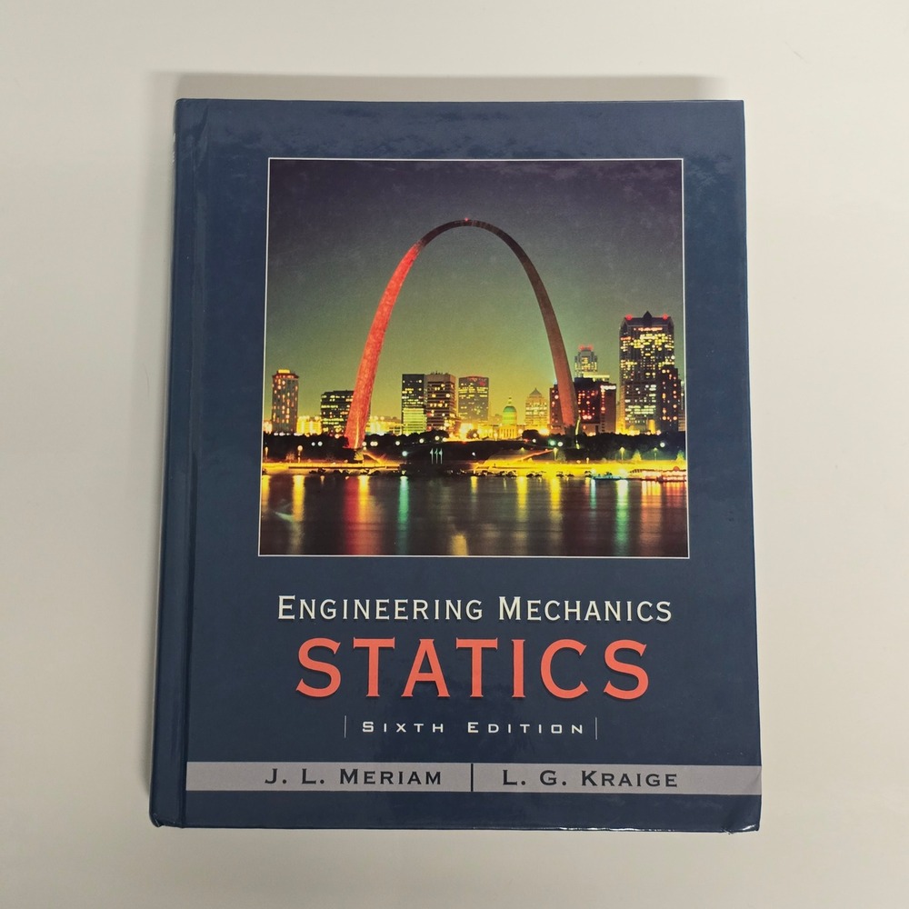 Engineering Mechanics‎ Statics 6th Edition Hardcover Textbook Academic Wiley